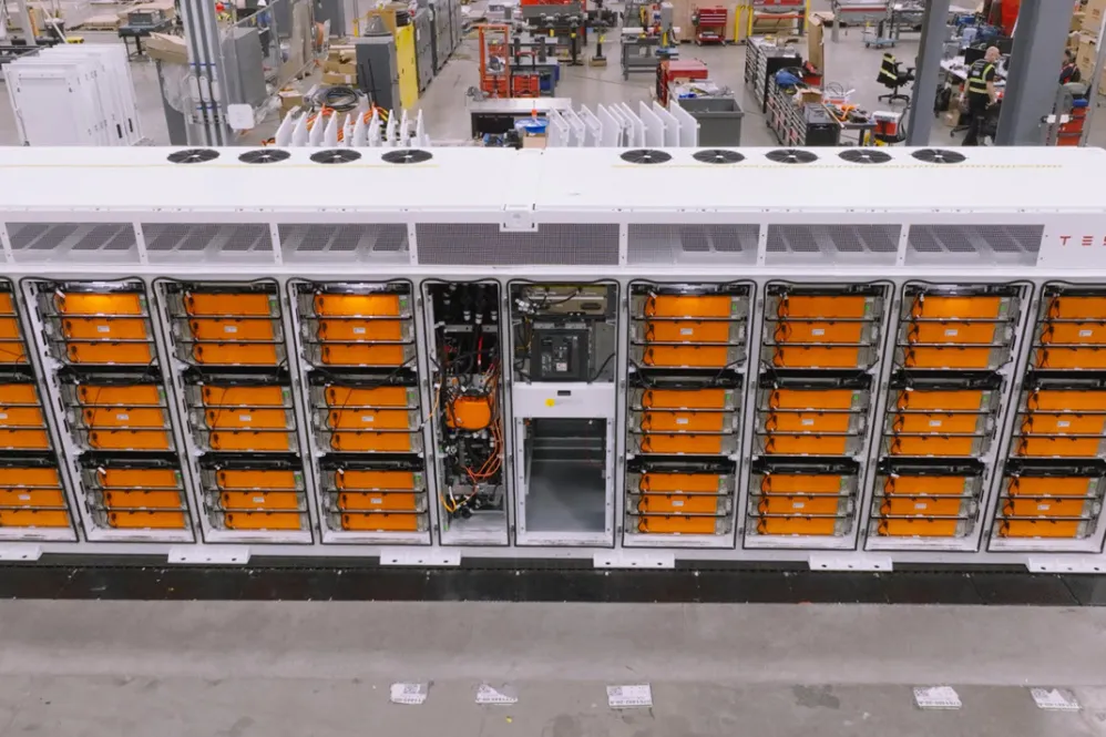 Tesla Megapack battery storage system